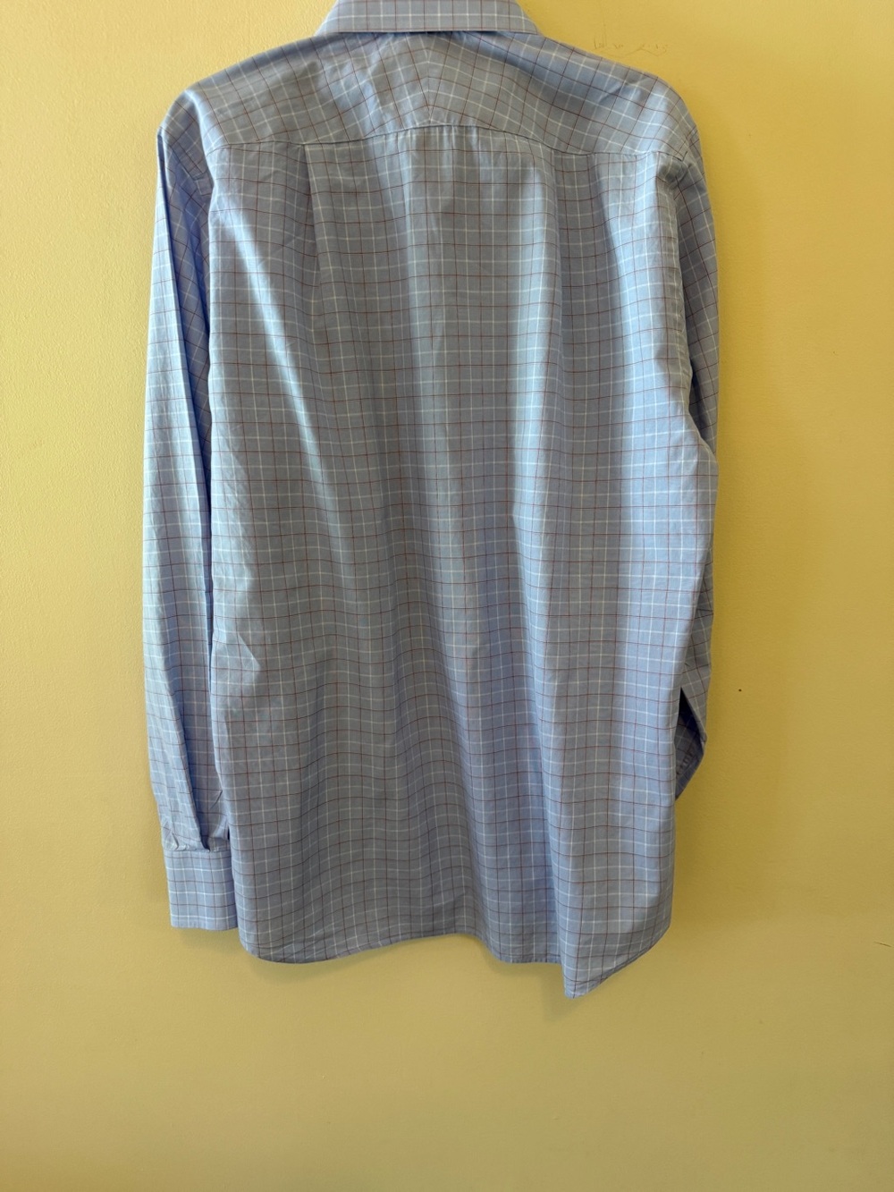 Charles Tyrwhitt Blue Windowpane Dress Shirt 15.5 - Picture 5 of 10